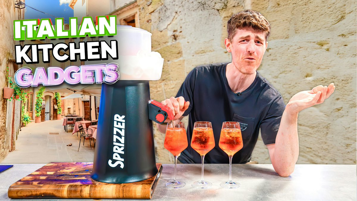 NEW VIDEO 🚨

James and Mike are testing and reviewing Italian Kitchen Gadgets. How will they get on? 👀

Watch now: youtu.be/n8Og4A6gjHQ?si…