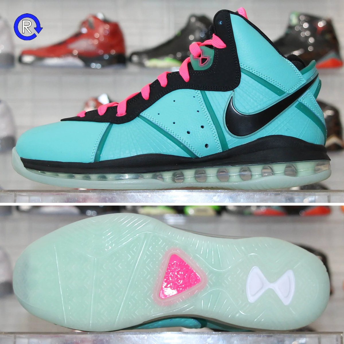 RefreshPGH's tweet image. DS Size 8.5 &apos;South Beach&apos; Nike LeBron 8 (2021) / $200 / Available now in-store and online at RefreshPGH.com. Open Monday-Saturday 12-6PM. 5450 Penn Ave. PGH PA 15206.