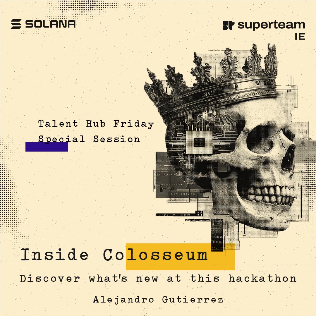 The world's largest global hackathon.

In the past 4 years, &gt;$700 million raised, with 80,000+ participants.

and you 🫵 could be up next.

This week’s Talent Hub Friday is a special one. @Superteam Ireland Lead, <a href="/A_gutierro/">Alejandro Gutierrez</a>, will walk you through everything you need to know.