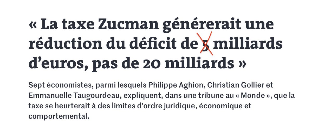 🧵Pourquoi est-ce que la taxe Zucman rapporterait sûrement plus que €5Mds (et moins de €25Mds) ?