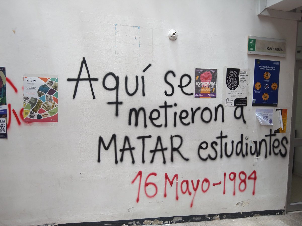 Antiguas Residencias Femeninas.
Universidad Nacional de Colombia (Bogotá) 

CRÍMENES DE ESTADO.