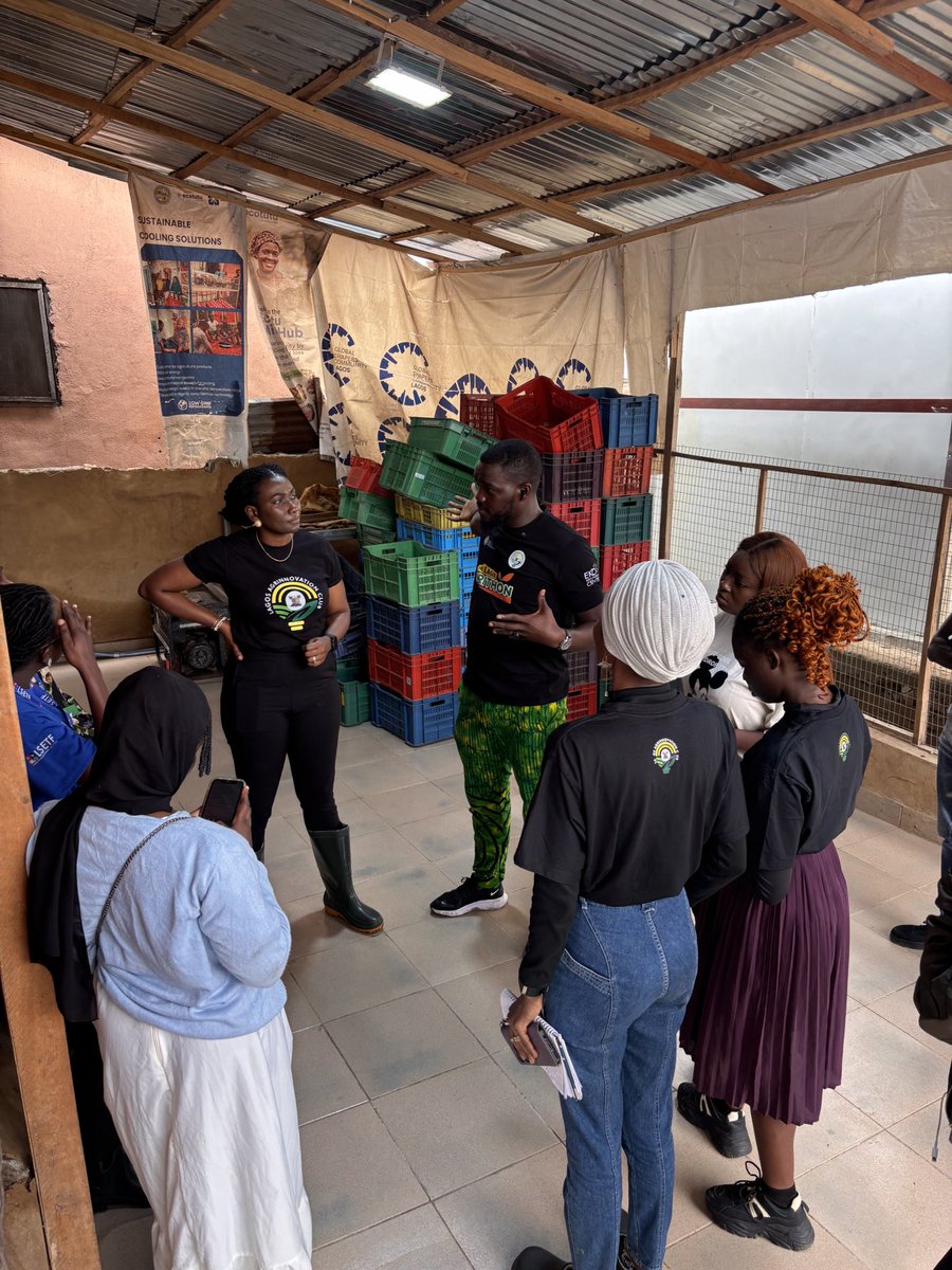 ecotutu's tweet image. We hosted @lagos_agrinnovation &amp;amp; @LSETF at the Ecotutu Hub for a Monitoring &amp;amp; Evaluation visit 💚❄️

We shared our journey, challenges &amp;amp; sustainability plans plus how the Agrithon grant boosted productivity, created jobs, spurred innovation &amp;amp; built networks. ✨

#EnablingGrowth