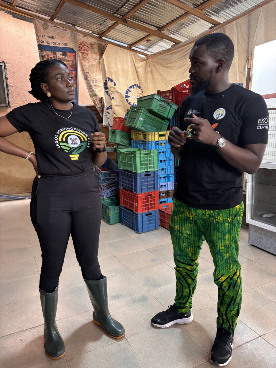 ecotutu's tweet image. We hosted @lagos_agrinnovation &amp;amp; @LSETF at the Ecotutu Hub for a Monitoring &amp;amp; Evaluation visit 💚❄️

We shared our journey, challenges &amp;amp; sustainability plans plus how the Agrithon grant boosted productivity, created jobs, spurred innovation &amp;amp; built networks. ✨

#EnablingGrowth