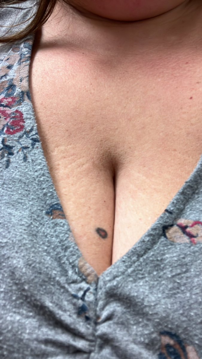 I sure hope someone notices my cleavage today.