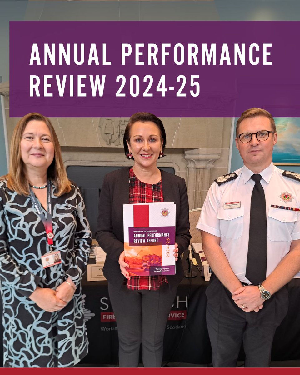 fire_scot's tweet image. The SFRS 12th Annual Performance Review has heard how the Service has responded to more than 74,000 incidents across Scotland during 2024-25.

Read more: ow.ly/wup250WUEBv