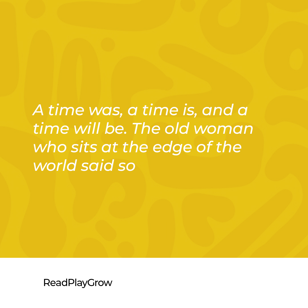 A beautiful contemplation on the continuum of existence, reminding us that life is an ongoing narrative. 
From Anowa by Ama Ata Aidoo.

#GhOpenParkLibrary #ReadPlayGrow #NodeEight #YoungandSafe #Climate

<a href="/NodeEight/">Node Eight</a> | <a href="/LoveAidFoundat1/">LoveAid Foundation</a> <a href="/youngandsafeho/">#YoungAndSafe</a> | <a href="/Ecorys/">Ecorys</a>  | <a href="/FondationBotnar/">Fondation Botnar</a>