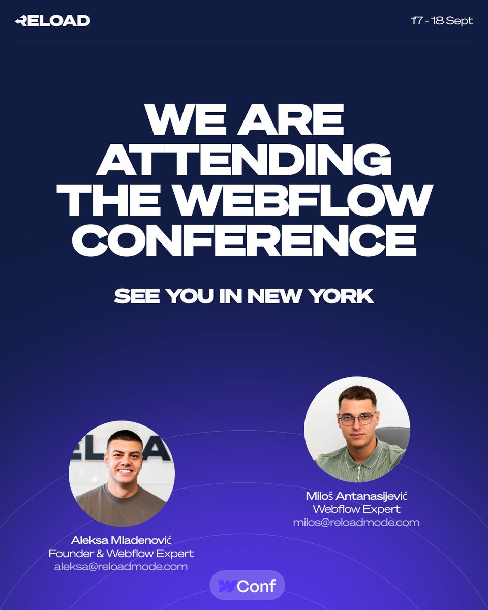 Reload - Exclusive Webflow Agency tweet media