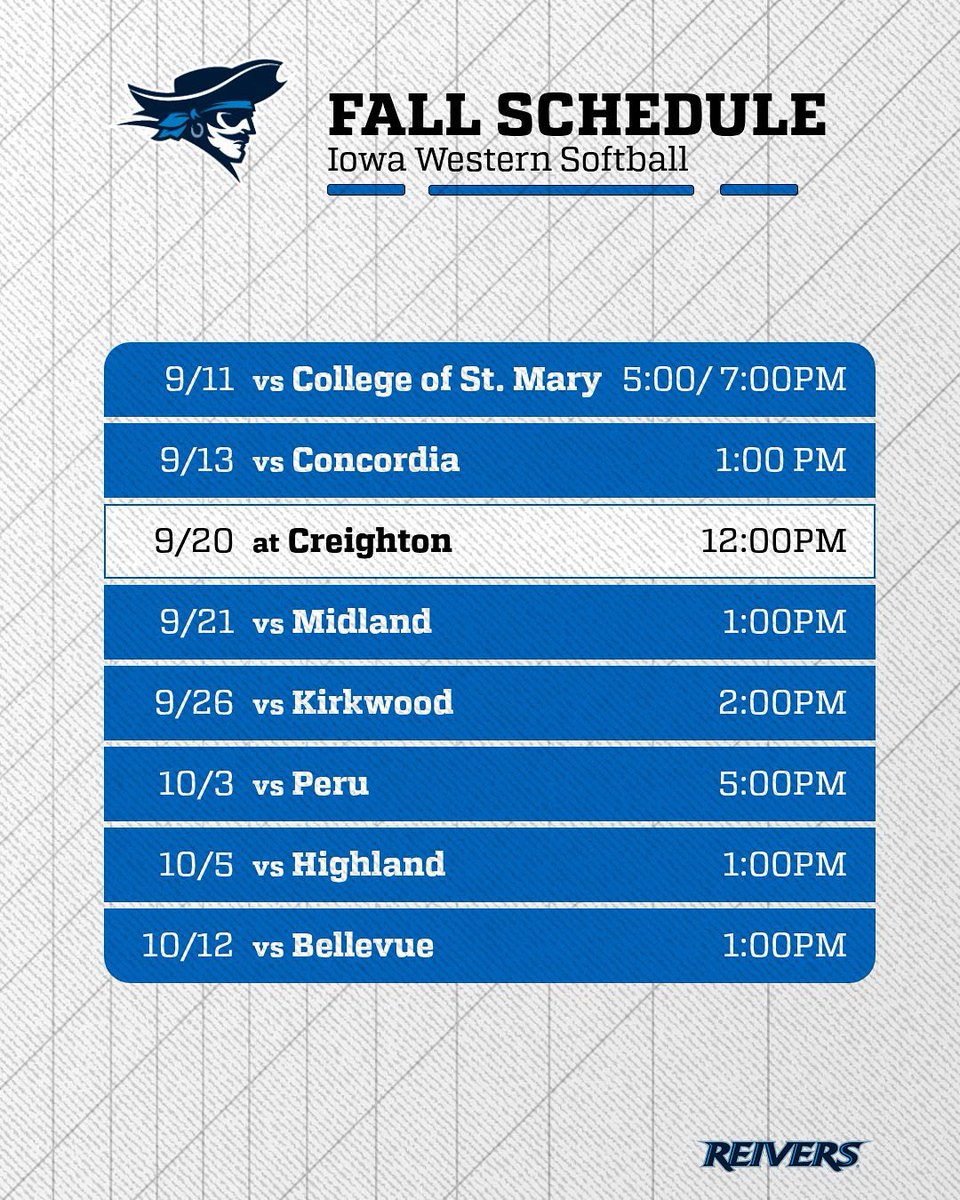 25-26 Fall Schedule 🚨

Many chances to catch us @ HOME! 

#SailsUP | #BuiltintheBluffs 🏴‍☠️