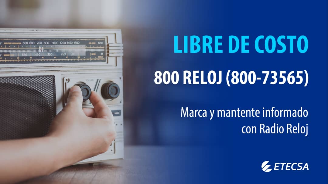 🚨 Recuerda que ante la situación electroenergética⚡en el país, puedes mantenerte informado en tiempo real a través de Radio Reloj 📻🕒
📌 Marca 80073565 👌.
#UnidosXCuba