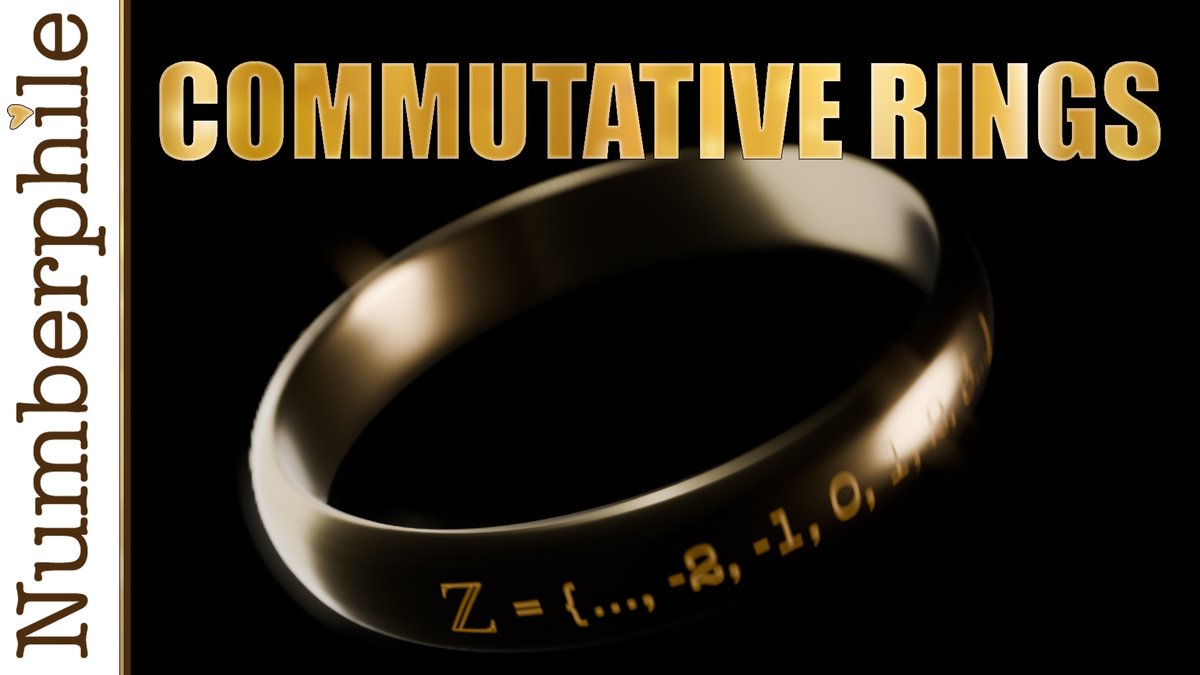 Numberphile (@numberphile) on Twitter photo Is there one ring to rule them all?
NEW VIDEO goes deep into commutative rings...
youtu.be/1oqqpqaDgfI Is there one ring to rule them all?
NEW VIDEO goes deep into commutative rings...
youtu.be/1oqqpqaDgfI