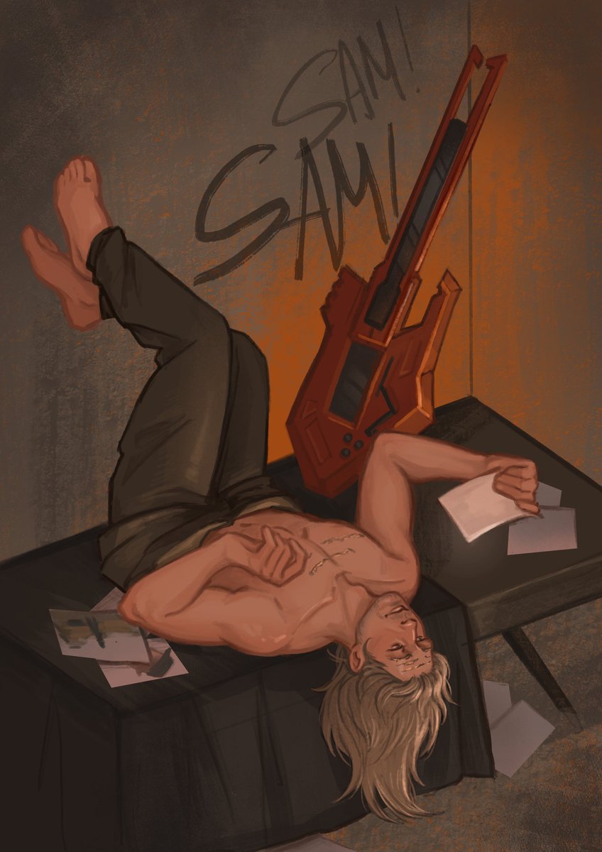 Dreaming of his next “date” with his nemesis ;)

#DeathStranding2 #Higgs