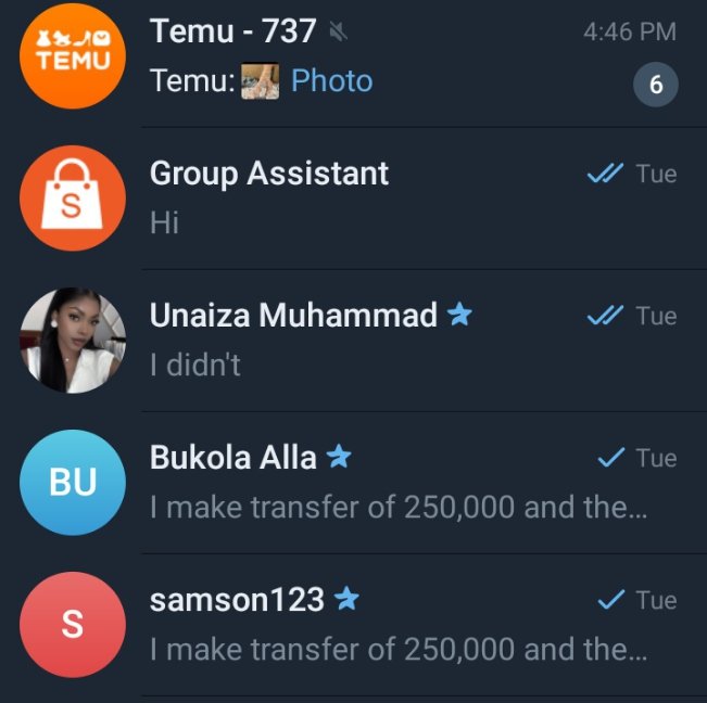 FOgunsina's tweet photo. @PoliceNG This people are TEMU online shop to defraud people of their hard earn money using 100% cash back as a yroc to capture people
 Pls take action https://t.co/oRSulNHbB3