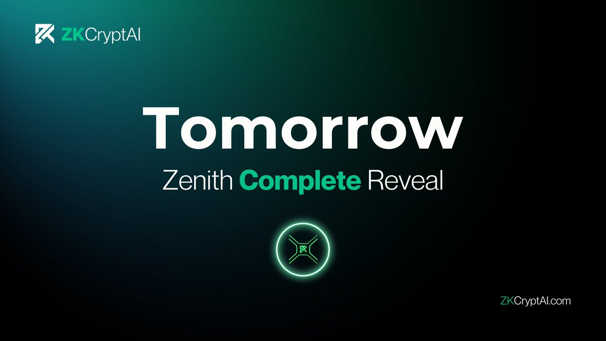 ZKCryptAI's tweet image. Tomorrow Is a Big Day

We are dropping the Guardian Zenith 360 degree video. Full view, every angle, every detail.

This is the first complete look at what we have been building.

Stay tuned. The reveal drops tomorrow.