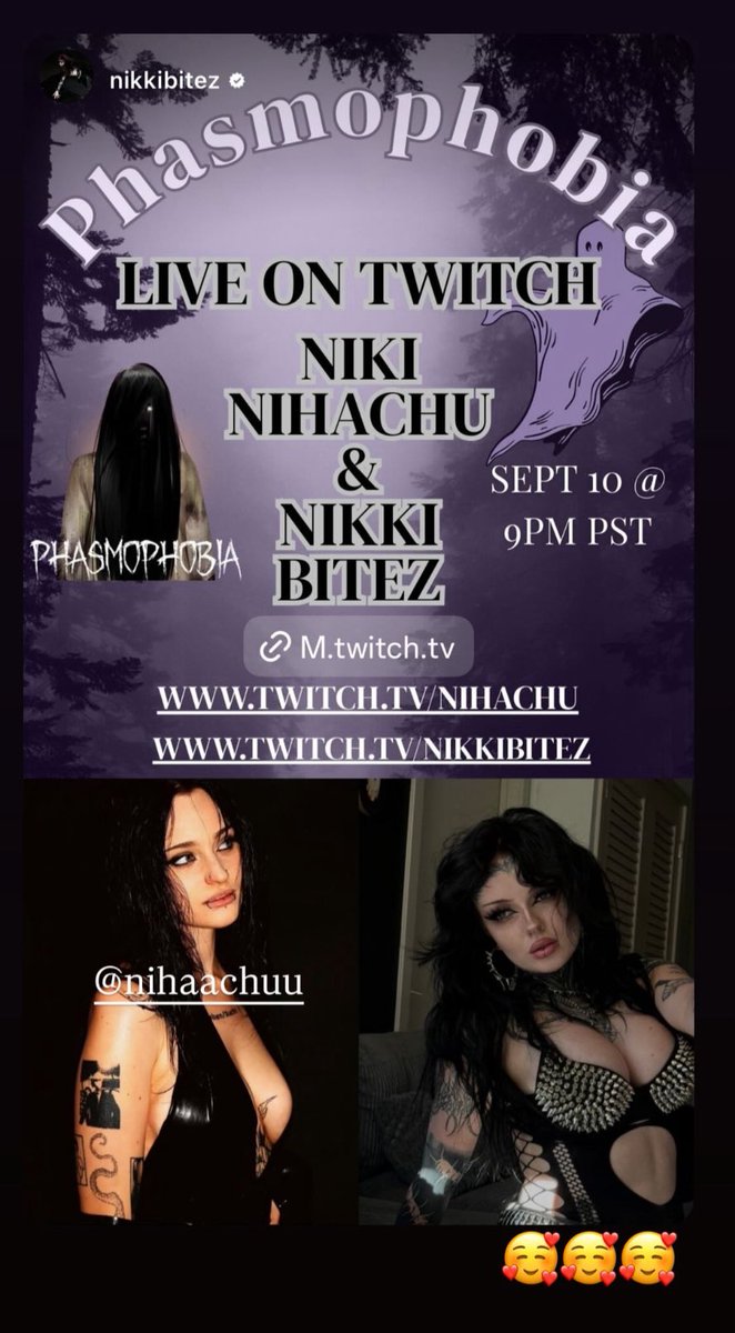 ALSO ALSO ALSO Niki stream today (or if you’re European like me 6 in the morning tomorrow)
