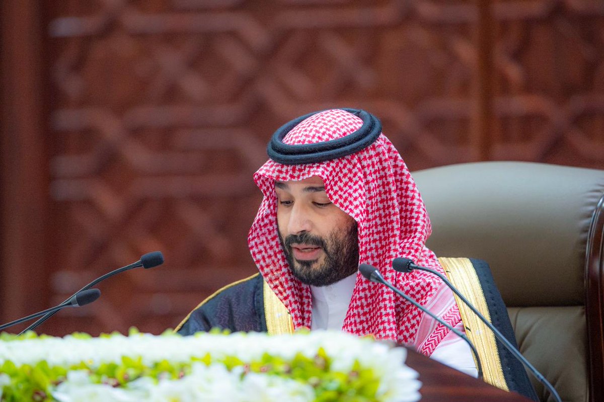 HRHMBNSALMAAN's tweet photo. سمو #ولي_العهد: نيابة عن سيدي #خادم_الحرمين_الشريفين نفتتح أعمال السنة الثانية من الدورة التاسعة لـ #مجلس_الشورى، سائلين الله تعالى أن يجعل التوفيق سبيلنا والنجاح حليفنا.
#الخطاب_الملكي https://t.co/ncbGCmDLd7