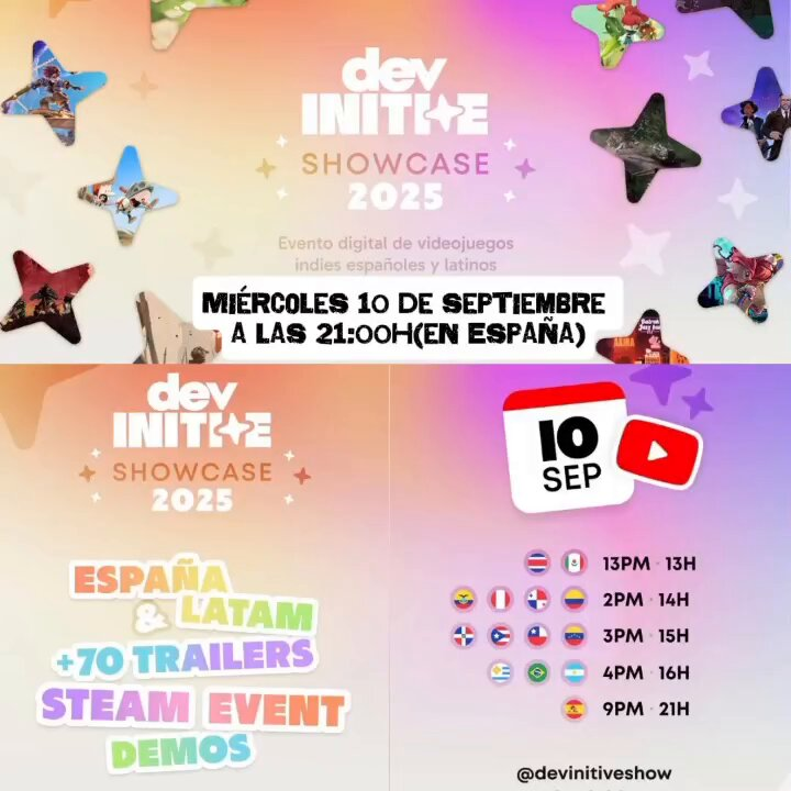 NextNnet's tweet photo. Esta noche cubrimos 2 eventos en directo: 
- #PlayAcclaim de @PlayAcclaim a las 20:30, para asistir al regreso de Acclaim
- #devINITIVE de @devinitiveshow a las 21:00, con más de 70 tráilers de juegos de indies españoles y latinoamericanos.
Nos vemos en https://t.co/yZdekcqyDE https://t.co/zsGv0vLqfY