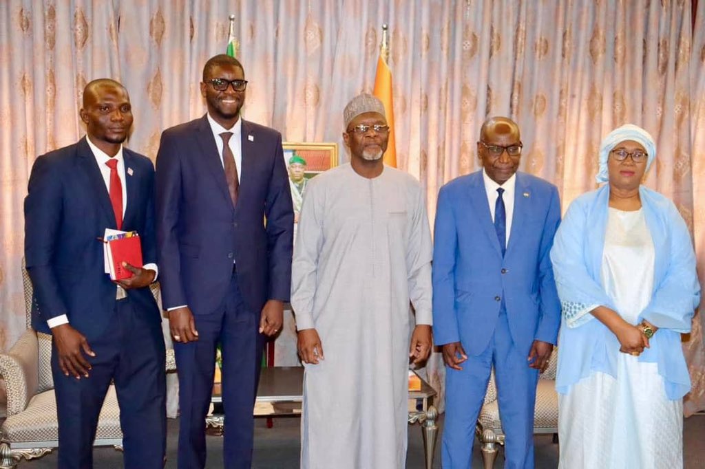 Papa Moussa Tall (@pape_tall) on Twitter photo Today, I had the honor to present my letter of nomination as Head of Delegation of the <a href="/IFRCAfrica/">IFRC Africa</a> in Niamey, covering #BurkinaFaso, #CotedIvoire, #Niger & #Mali.
Grateful to H.E. The Minister of Foreign Affairs, Cooperation and Nigeriens Abroad, His Excellency Mr. Bakary Yaou Today, I had the honor to present my letter of nomination as Head of Delegation of the <a href="/IFRCAfrica/">IFRC Africa</a> in Niamey, covering #BurkinaFaso, #CotedIvoire, #Niger & #Mali.
Grateful to H.E. The Minister of Foreign Affairs, Cooperation and Nigeriens Abroad, His Excellency Mr. Bakary Yaou