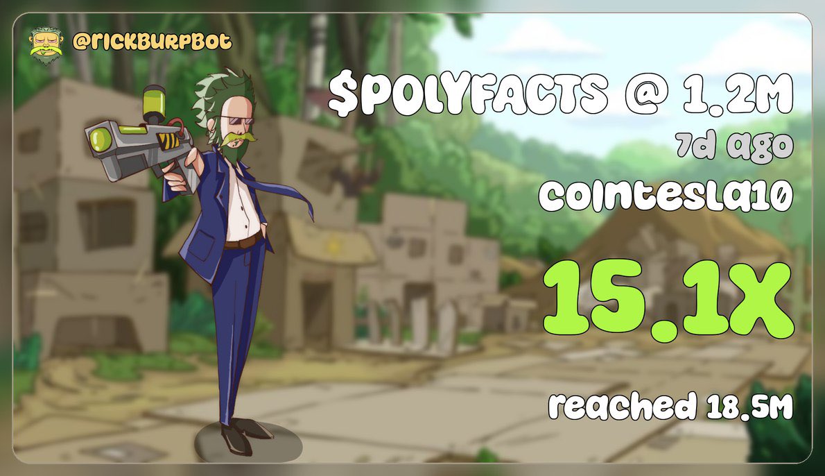 Can call it a coincidence the first time, second time, third time but what if you keep winning and help others win?

#POLYFACTS 15x