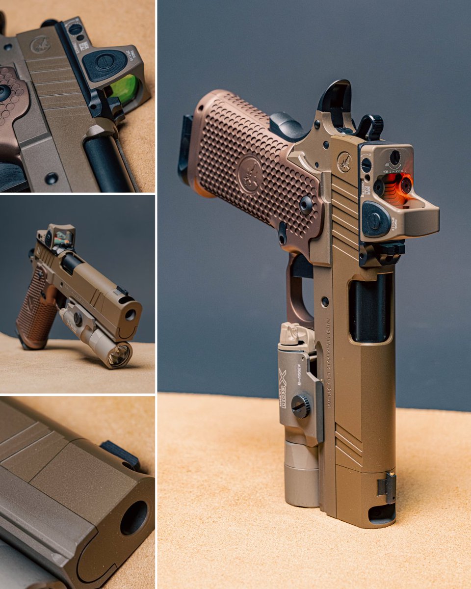 NagelsGunShop's tweet photo. No bad angles here. 🔥
@NighthawkCustom Sand Hawk
#SandHawk #NighthawkCustom #Custom1911 #HandBuilt #NighthawkSandHawk #DoubleStack #9mm #OneGunOneGunsmith https://t.co/t32S0qi47i