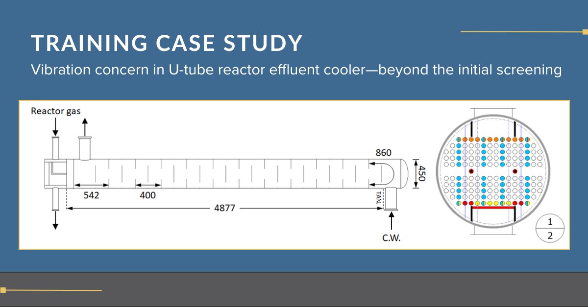 HeatTransfer's tweet photo. Read our case study to see how Xvib helped identify potential tube failures in a U-tube reactor effluent cooler. https://t.co/2GzijF7nMQ
#HTRI https://t.co/My1Kh4TeHC