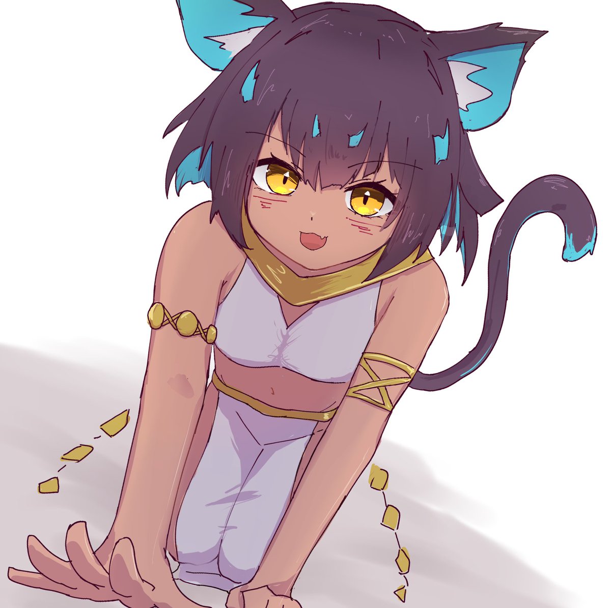 褐色エジプト猫耳ロリ流行っててほんまにありがたいから描いた