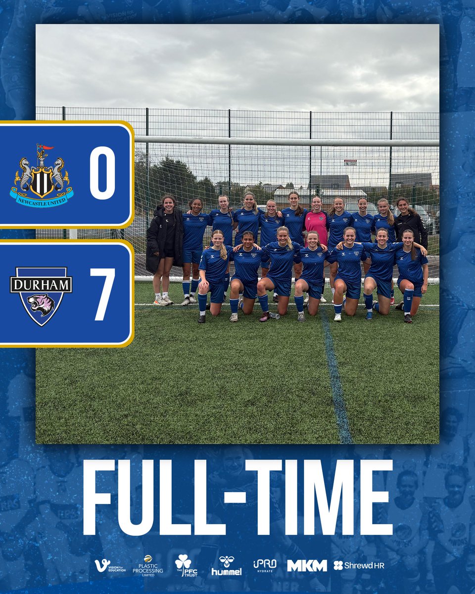 Congratulations to our PGA U21 side who claimed a stunning 7-0 victory away at Newcastle today!🤩

#DurhamWFC