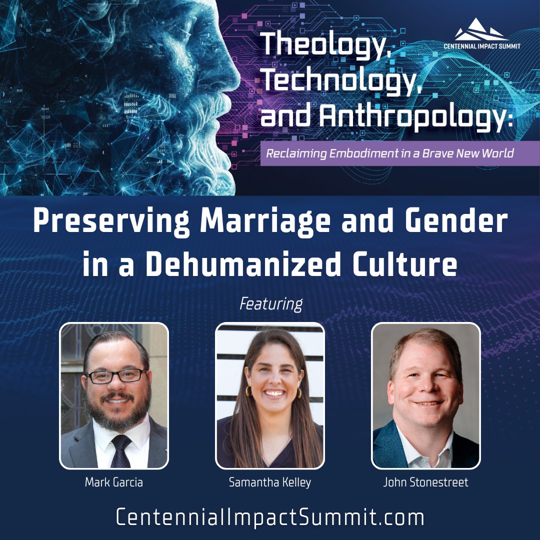Breakout Session: Preserving Marriage and Gender in a Dehumanized Culture

Much of the discussion of the decline of traditional views of marriage and gender have focused on recent cultural shifts like the sexual revolution and secularization. Yet, in the past 50 years, technology
