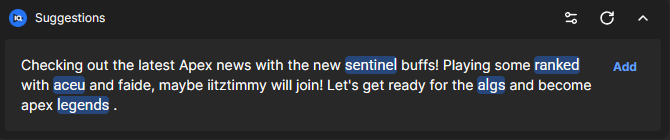 This AI generated YouTube video description for my Apex Legends video today is hilarious 😅