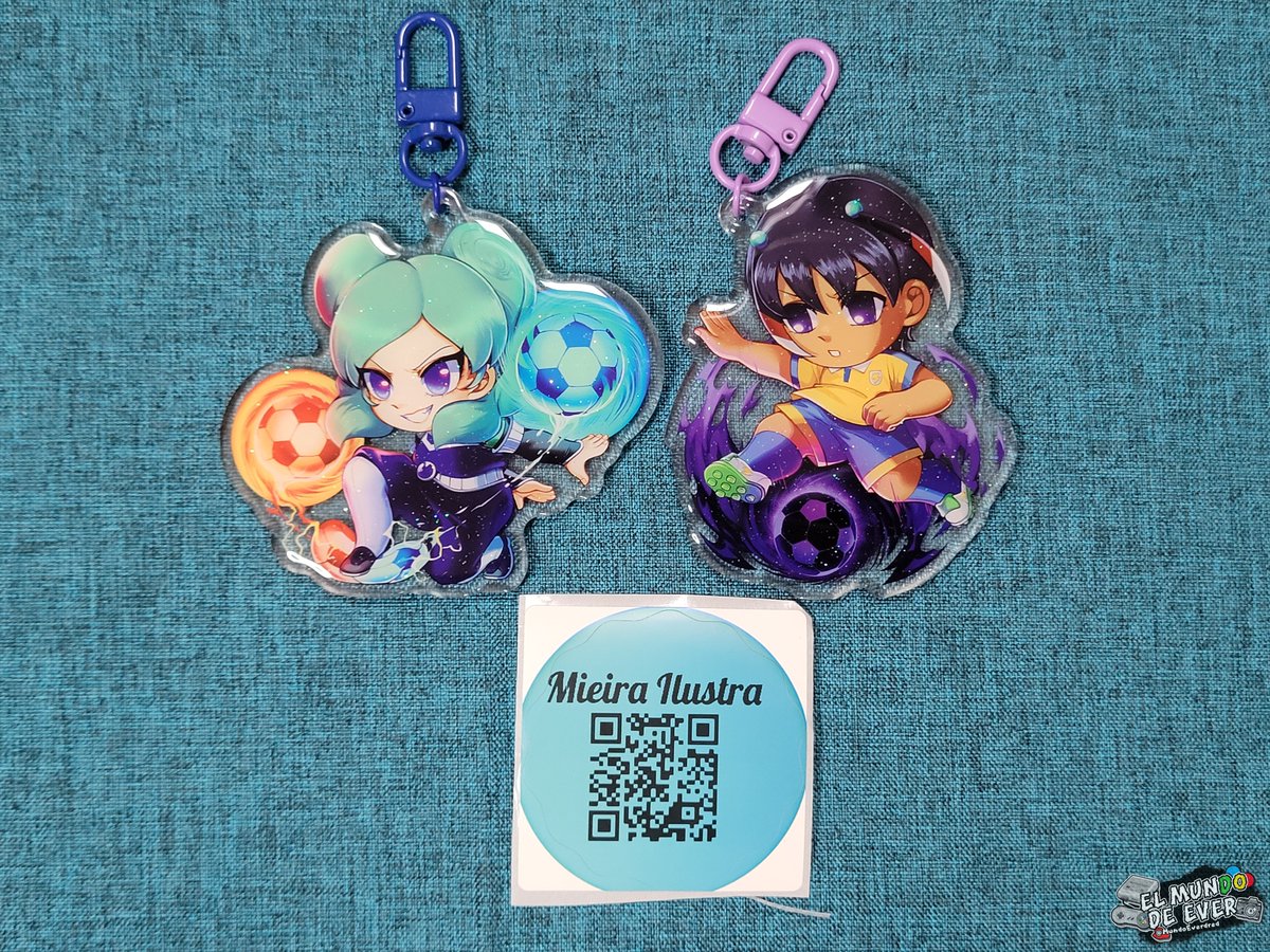 Llaveritos de Beta y Tezcat de Inazuma Eleven Go Chrono Stones de <a href="/gundamsimp/">✦Mieira ilustra 🫶🏻 💙 JW MADRID NC02</a>