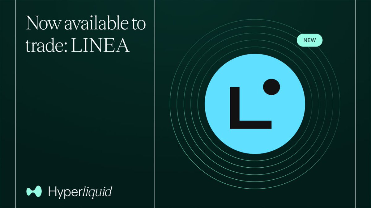 Hyper__Terminal's tweet image. BREAKING: 

You can now long or short $LINEA with up to 3x leverage on @HyperliquidX.