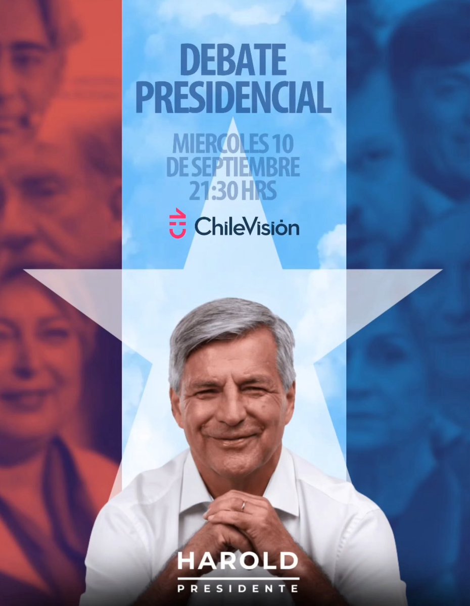 LReca's tweet photo. Hoy DEBATE PRESIDENCIAL

El Centro Moderado ya tiene Candidato.

HAROLD MAYNE-NICHOLLS
@chv  @Cooperativa @TNTSportsCL @tvn @meganoticiascl https://t.co/xhU4UC4VWJ