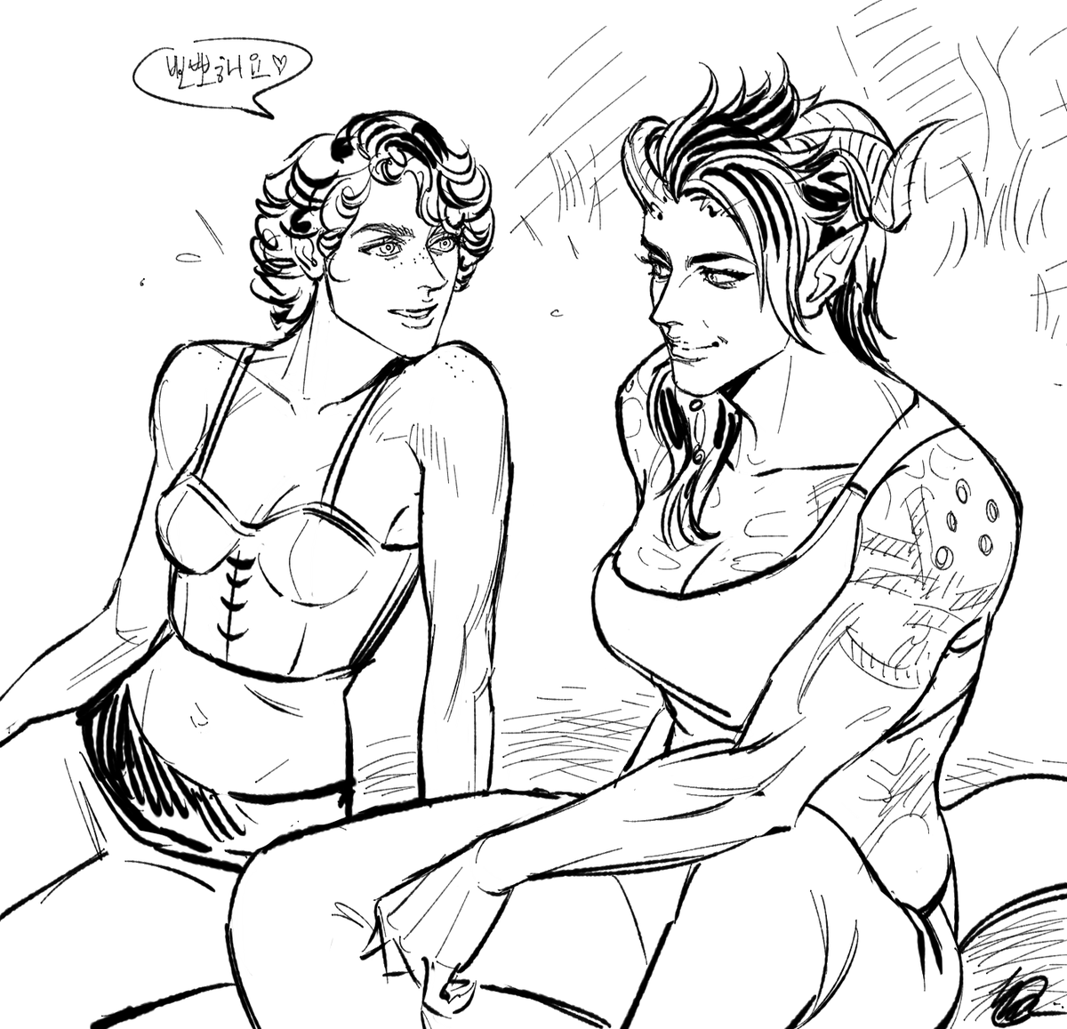 요즘 발더스게이트3을 하고 있어요
인간 다크어지로 1회차 . . . 정말 재밌네요
(연애루트는 누구로 탈지 아직 못 정함)