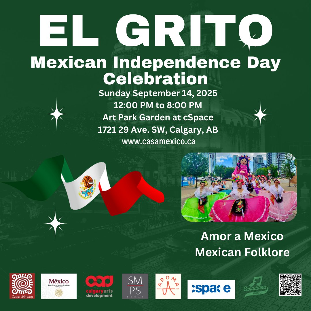 We welcome @amoramexico_dancegroup to El Grito. This is a free event. Join us to celebrate the most patriotic day for Mexicans on Sunday September 14, 2025 at Casa Mexico at <a href="/cs/">Chris Sullivan</a> <a href="/cspaceprojects/">cSPACE Projects</a>