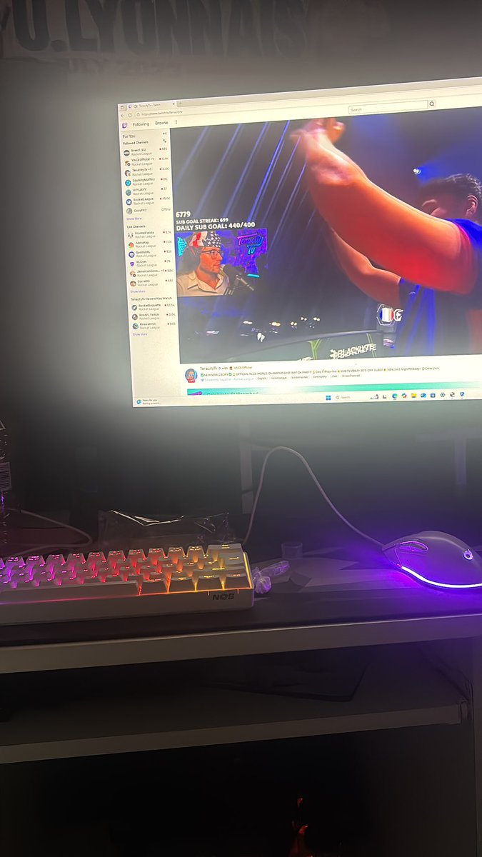 woofisnuts's tweet photo. @TenacityTv_ #rlcsworlds this is been lit with Vnce 450 subs already LETS FUCKING GOOOO https://t.co/vWUjbHDGTD