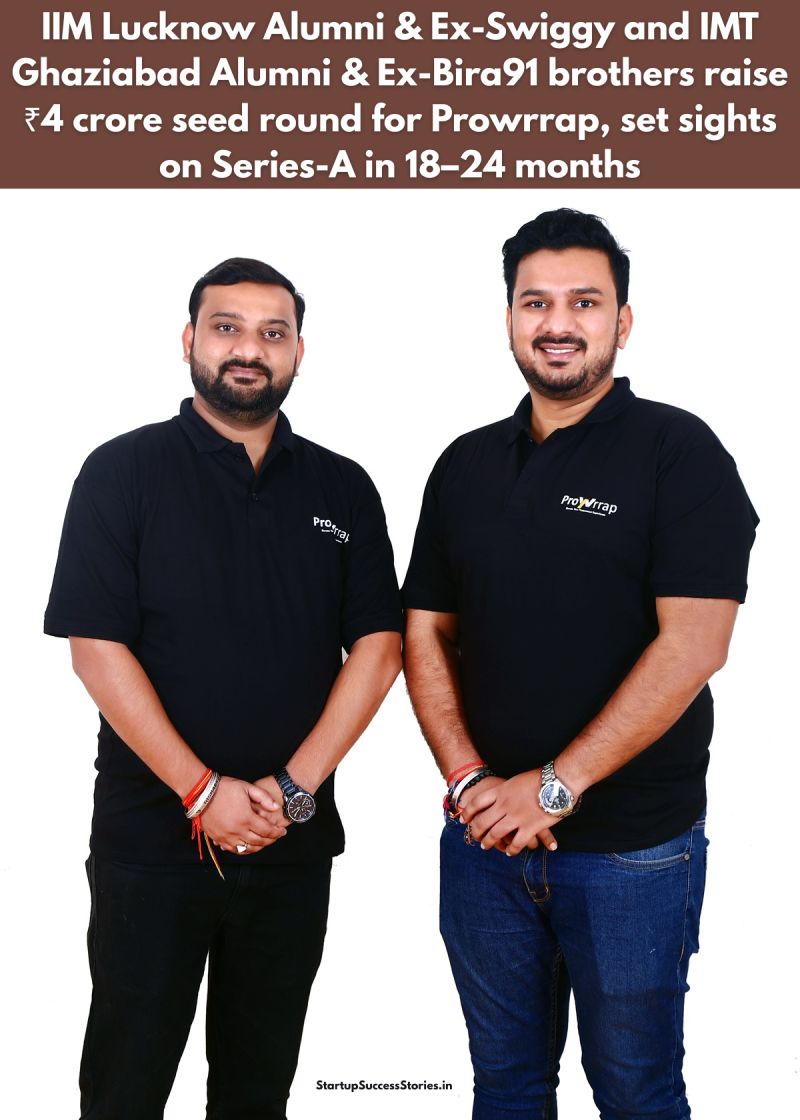 success_startup's tweet image. Prowrrap, a Delhi-based one-stop procurement platform for packaging materials, capex, warehouse assets, and turnkey projects, has raised ₹4 crore (₹40 million) Read more at...bit.ly/4ntmiIL #prowrrap 

#startupfunding #msmeprocurement