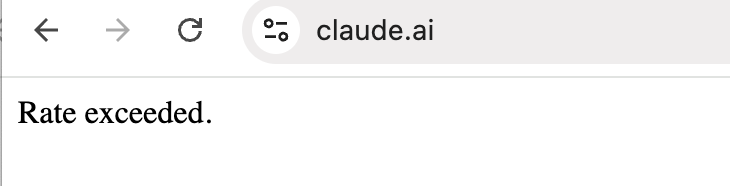 adaamhs's tweet image. Claude is down,
Time to take a pause 
Ty @claudeai