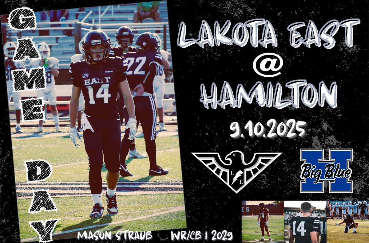 3-0…time for 4!
<a href="/masonstraub2029/">Mason Straub</a> <a href="/lakota_east/">Lakota East Freshman Football</a>