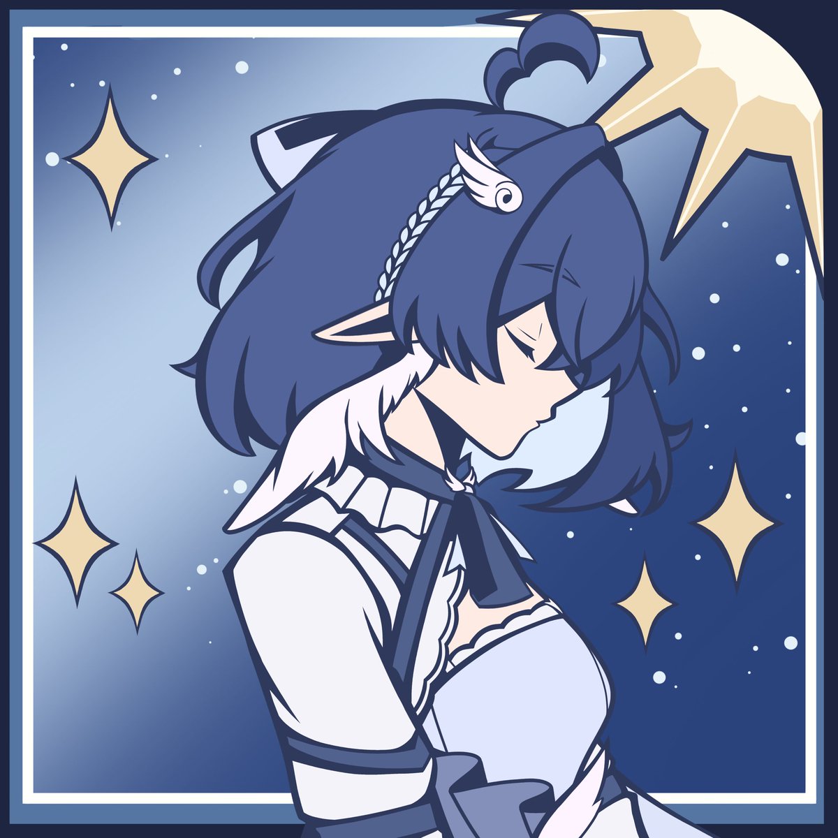 phainonlie's tweet image. A lullaby to the moon.