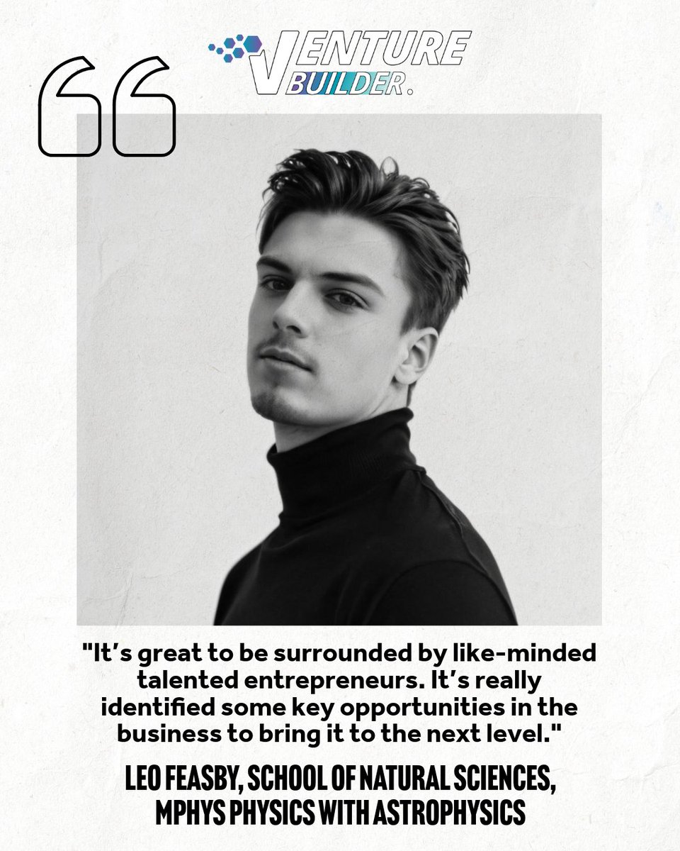 🚀 Leo Feasby, Physics with Astrophysics student, has taken his venture to the next level with our Manchester Venture Builder programme.

Catch him pitching at Demo Day 👀
🔗 Register here: luma.com/twaod68v

#MEC #VentureBuilder #DemoDay #Startups