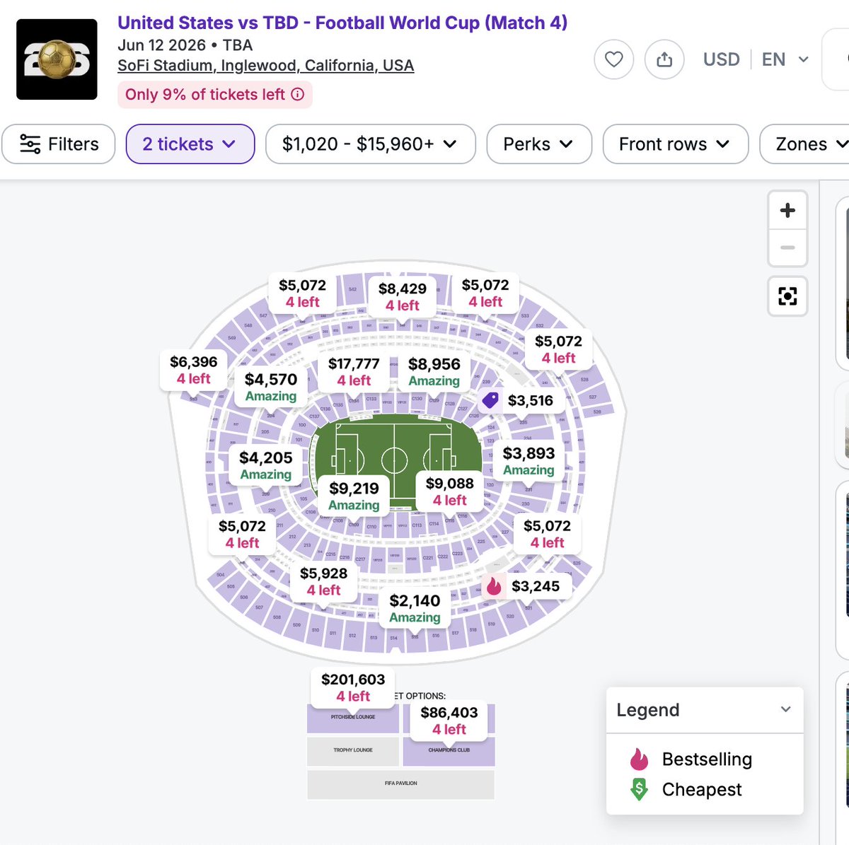 amybeier2010's tweet photo. @socialstudiestx @FIFAWorldCup @FIFAcom I wanted to take my daughter to a match, but many venues have already sold tickets for matches (TBD vs. TBD), and what's left is incredibly expensive or being resold at ridiculous prices. https://t.co/JX8qhhHs3L