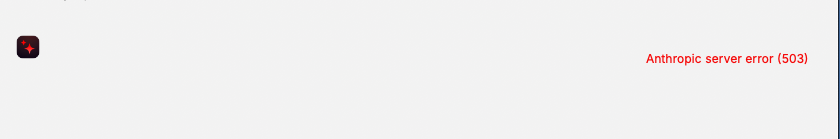 Looks like <a href="/AnthropicAI/">Anthropic</a> is down or something