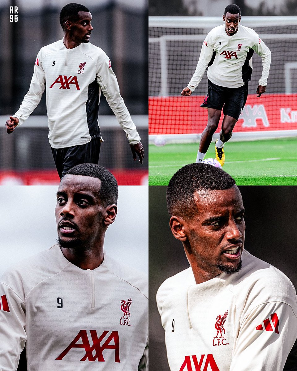 Back to the office Alexander Isak 1st session in training <a href="/LFC/">Liverpool FC</a>