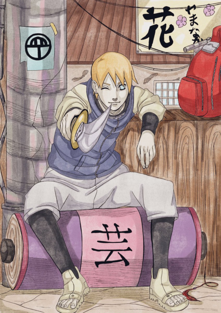 New piece. Yamanaka Inojin in his latest drip, rn he’s got one of my fav designs in tbv. But I mean who’d expect any less from Ino and Sai’s son