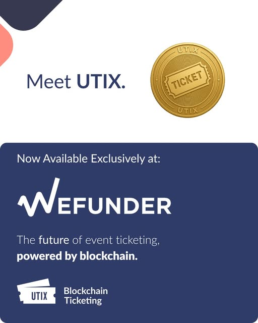 UTIX_US's tweet image. Big news — UTIX is officially up on Wefunder! 📷 You can now grab equity in our project AND earn crypto rewards at the same time. UTIX + UTX = the future of ticketing. Take a look 📷 wefunder.com/utix