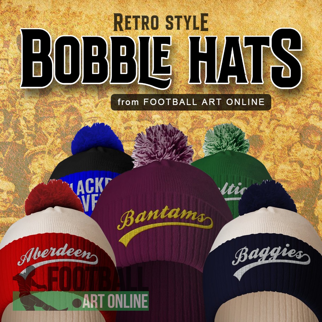 WPDigital2's tweet photo. โ๏ธโฝ
These Retro Football Bobble Hats from Football Art Online are built for the terraces & packed with style ๐งข
Shop now:
๐ https://t.co/4PmRA7nhUM
#FootballStyle #RetroVibes #TerraceWear #FootballCulture https://t.co/pU41x6vPM7