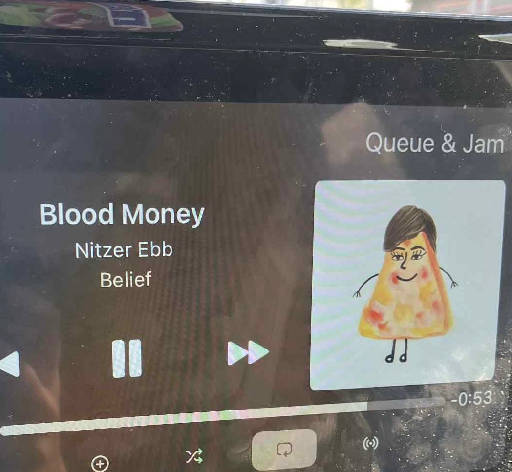 Bf hoborolled me (started playing Hobo Johnson on my spotify) on my drive to work and now the album art is stuck