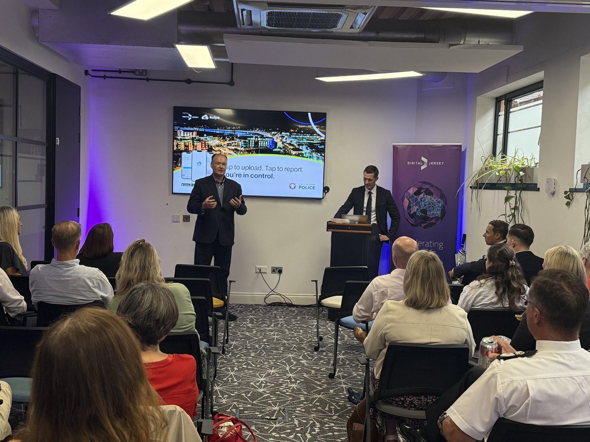 DigitalJersey's tweet image. A Safer Future for Jersey

Kulpa crime reporting app launch event is underway in the Digital Jersey Hub!