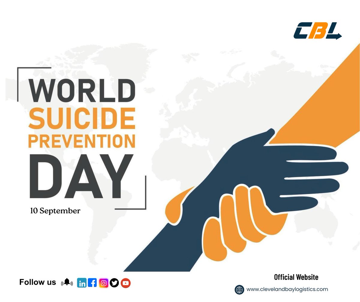 cblinc002's tweet image. Every life matters. Every story matters. You’re not alone—your struggles don’t define your worth. Reaching out is strength. Let’s listen, connect, and be kind—small acts can bring light. 💛 #WorldSuicidePreventionDay #YouAreNotAlone #HopeBeginsWithUs #CBL