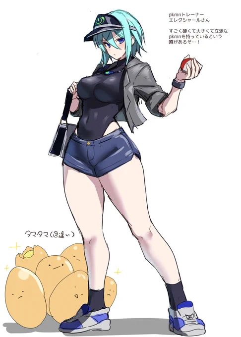 OCのpkmnトレ化という禁忌の落書きです