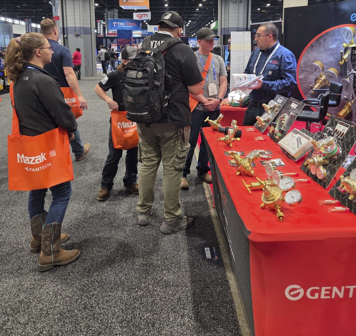 genstartech's tweet image. Day #3 at FABTECH.
#FABTECH #FABTECH2025 #Convention #TradeShow #Conference #Welding #Welder #GasWelding #Fabricating #Gentec #Genstartech